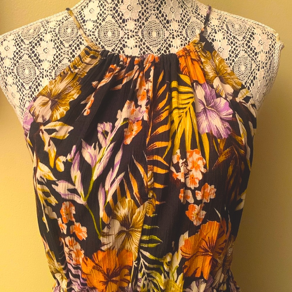 NWT Rip Cuellong boho summer dress sleeveless Maxi dress